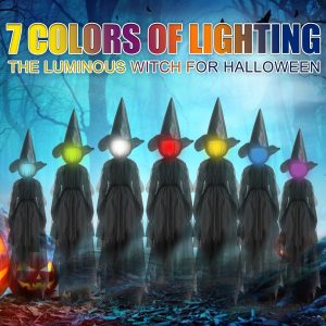 7-Color Lighting Scene Props Garden Halloween Decoration