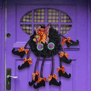 Spiri Halloween Multi-Legged Witch Wreath