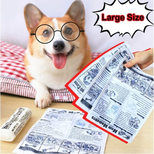 Squeaky Interactive Newspaper Dog Toy