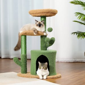 Cactus Cat Tree Tower With Scratching Post