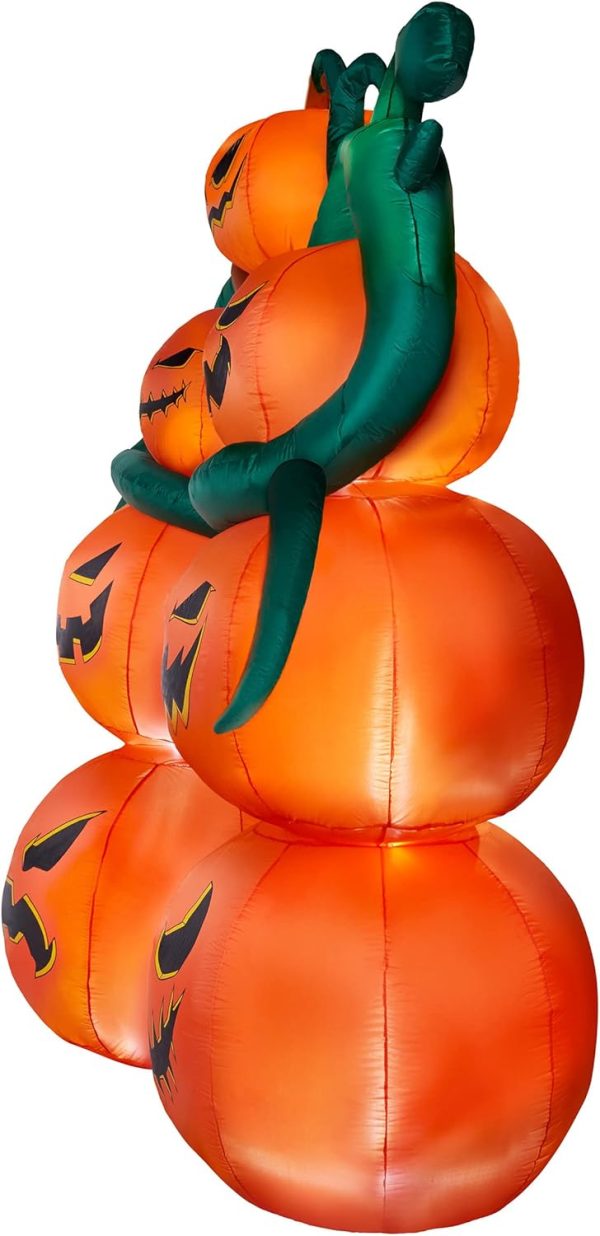 Spirit Halloween 9Ft Light-Up Jack-O'-Lantern Inflatable Archway Decoration