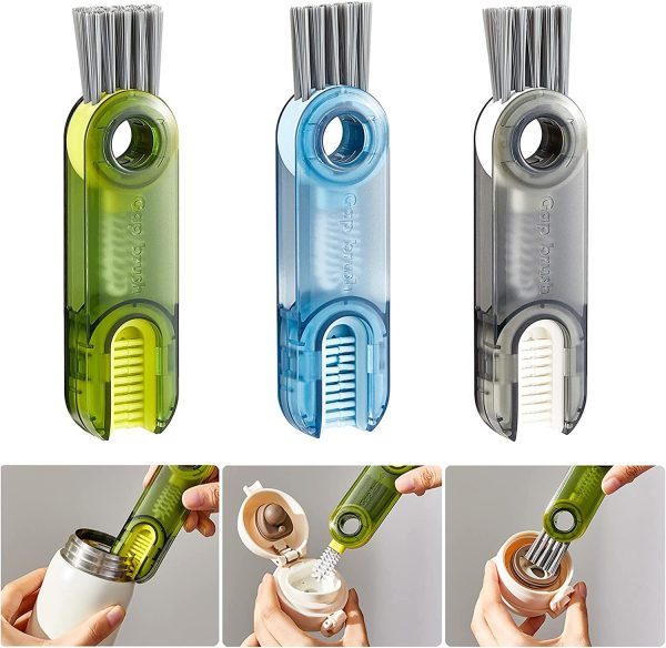 Multiscrub Cup Lid Gap Cleaning Brush 3 Pack