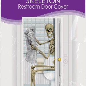 Beistle Skeleton Restroom Door Cover Party Accessory