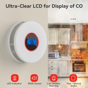 Intellidetect Carbon Monoxide Smoke Detector Combo