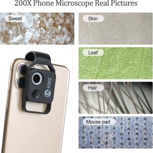 Zoom 200X Phone Microscope