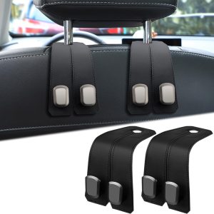 Hookmate Headrest Hooks For Car 4 Pack