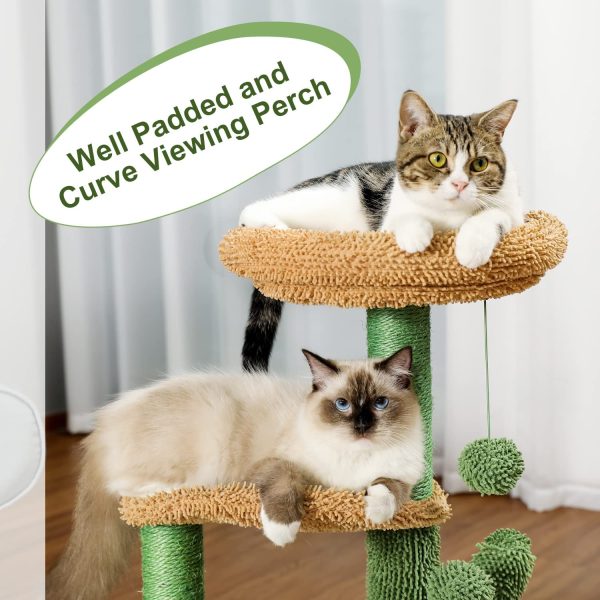 Cactus Cat Tree Tower With Scratching Post