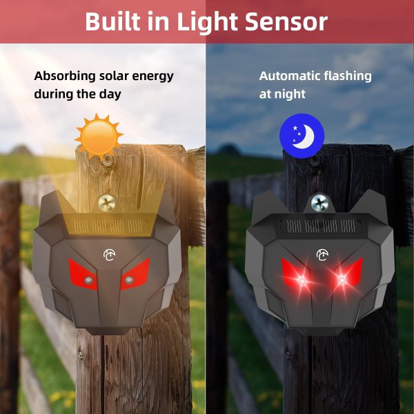 Wolfeyes Solar Animal Repeller