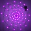 70 Led-5Ft Diameter Halloween Decorations Outdoor Spider Web Halloween Lights With Black Spider, 8Mods,Remote Control,Halloween Decoratives Outdoor And Indoor, Patio, Garden, Party