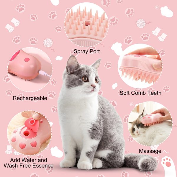 Purrfectsteam Cat Steam Brush