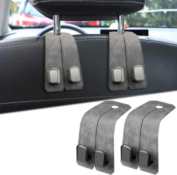 Hookmate Headrest Hooks For Car 4 Pack