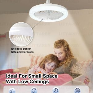 Instabreeze Socket Fan Light