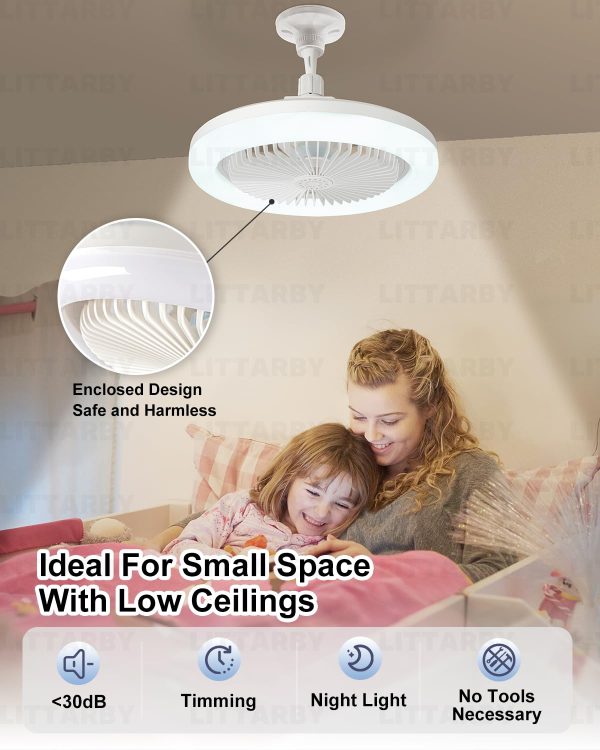 Instabreeze Socket Fan Light