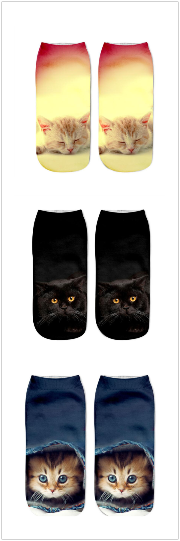 Various Cat Socks