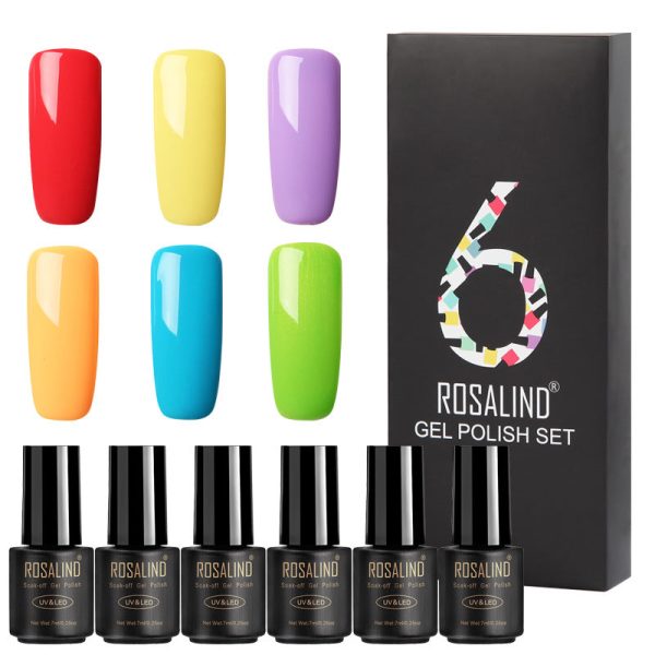 Fine Nail Polish 6 Bottles