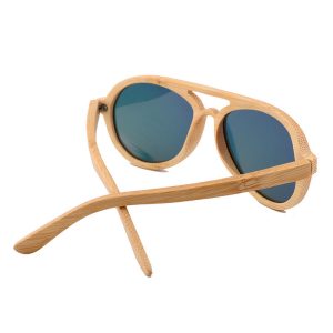 Wooden Frame Unisex Sunglasses