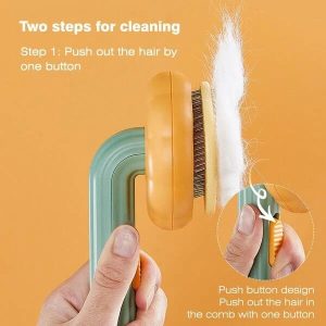 Pumpkin Self Cleaning Cat Brush ( $11.99)