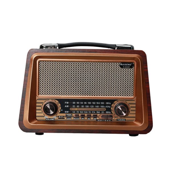 Wooden Retro Radio Wireless Bluetooth Speaker