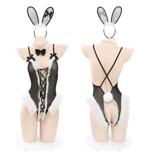 Bunny Lace Up Jumpsuit Set