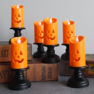 Electric Pumpkin Candles | 1+2