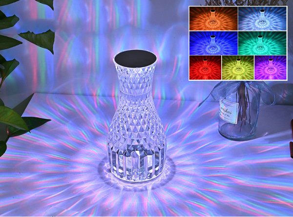 Vase Shape Atmosphere Crystal Lamp