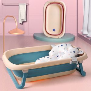 Foldable Anti-Slip Comfortable Baby Bath Seat Support Mat