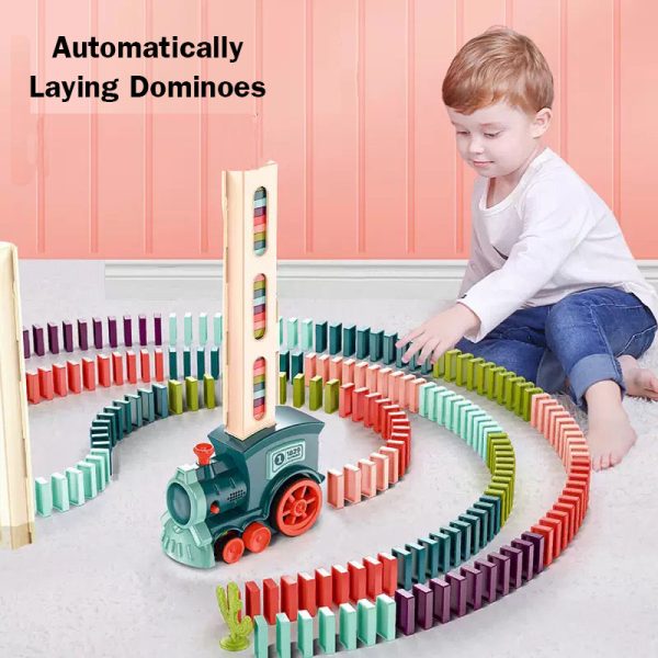 Automatic Domino Trains