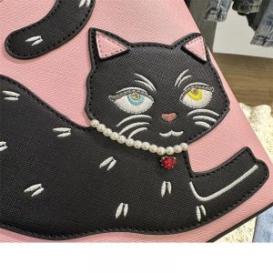 Long Tail Premium Cat Crossbody Handbag