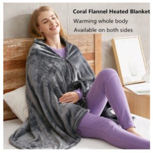 Usb Electric Heated Plush Blanket Shawl