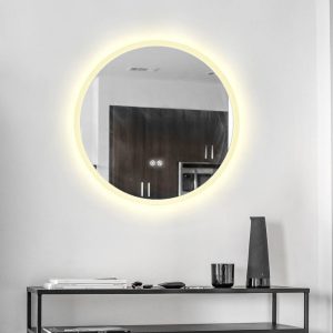 Backlit Bathroom Mirror Anti-Fog Touch Control