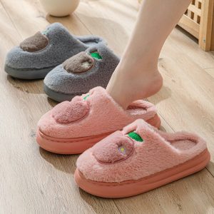 Cute Non-Slip Fuzzy Plush Slippers