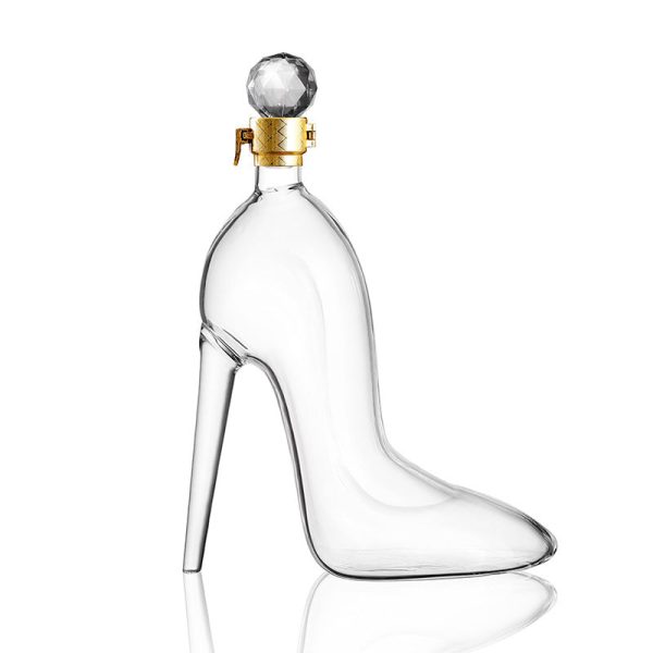 Elegant Glass High Heels Bottle