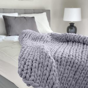 Knit Blanket Throw