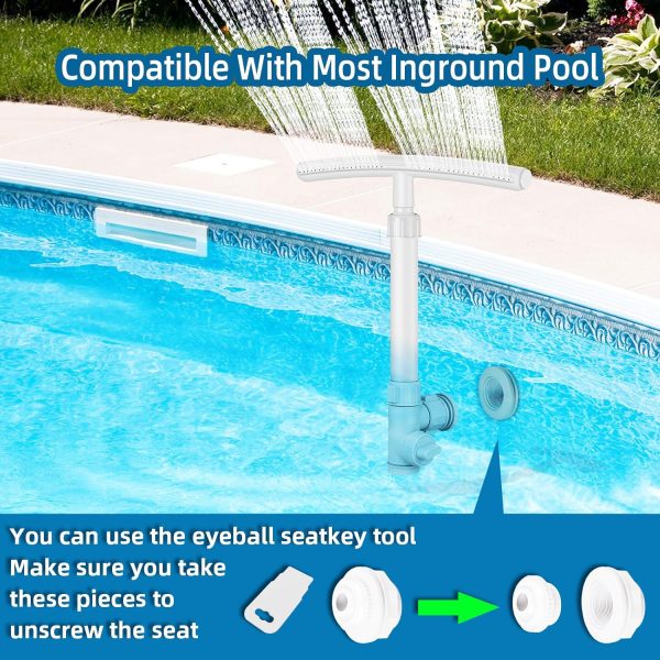 Splashmaster Pool Fountain For Above And In-Ground Pools