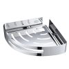 Aquaterior Corner Shelf Storage Holder Shelf Stainless Steel 9X9