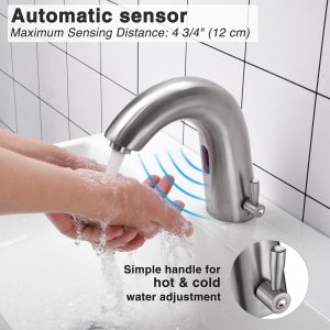 Aquaterior Motion Sensor Touchless Faucet & Cold 7