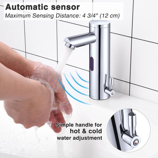 Aquaterior Motion Sensor Touchless Faucet & Cold 8