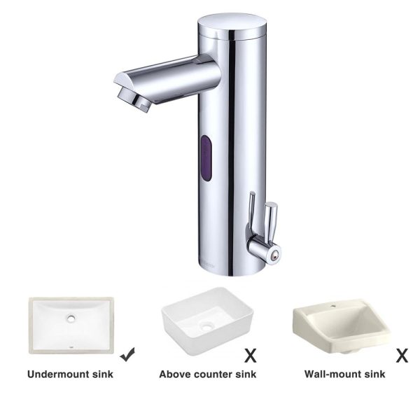 Aquaterior Motion Sensor Touchless Faucet & Cold 8