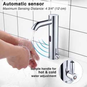 Aquaterior Motion Sensor Touchless Faucet & Cold 10