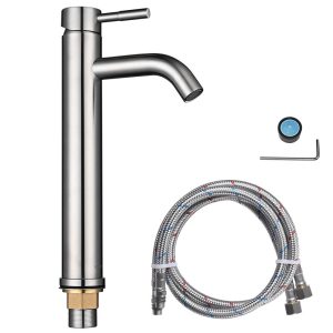 Aquaterior Modern Tall Bathroom Vessel Faucet 12H