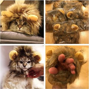 Lion Mane Cat Wigs For Halloween