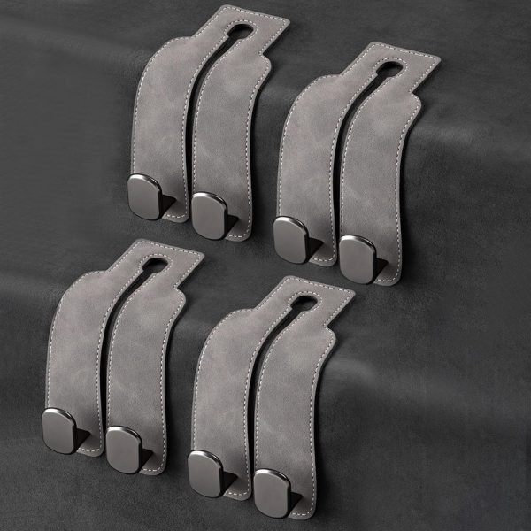 Hookmate Headrest Hooks For Car 4 Pack