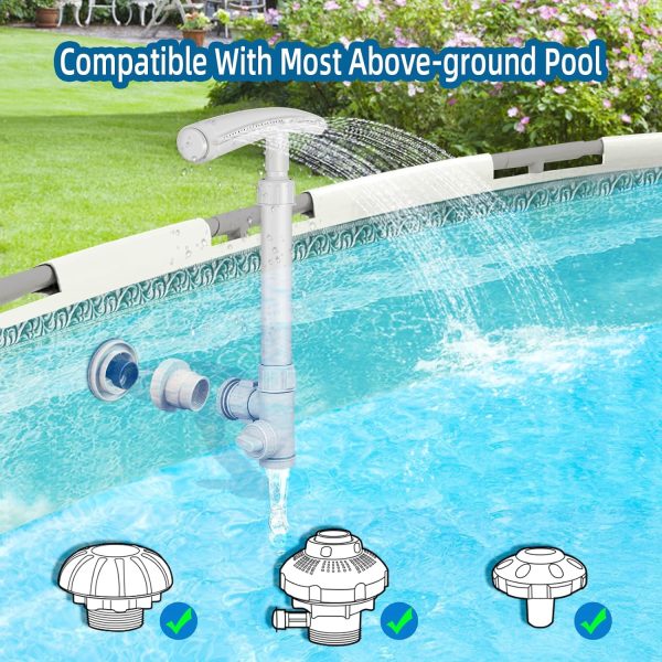 Splashmaster Pool Fountain For Above And In-Ground Pools