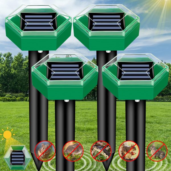 Solarguard Ultrasonic Mole Repellent 4 Pcs Pack