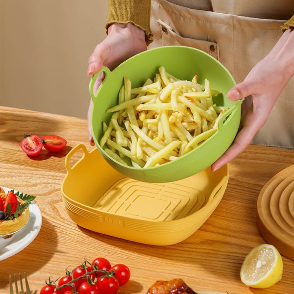 Air Fryer Bowl Silicone High Temperature Resistance