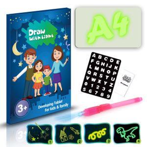 Educational Drawing Pad 3D 8 Light Effects Puzzle Board Sketchpad