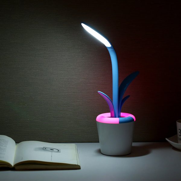 Usb Eye Protection Led Flower Table Lamp