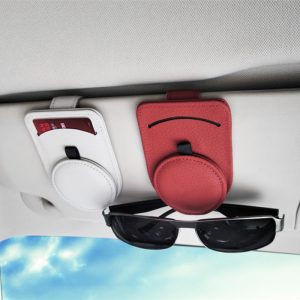 Universal Sun Visor Sunglasses Clip Card Holder