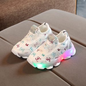 Children'S Led Lighting Breathable Shoes