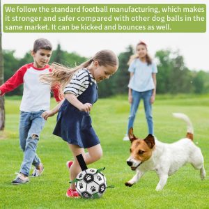 Dog Toys Interactive Football Toys With Grab Tabs